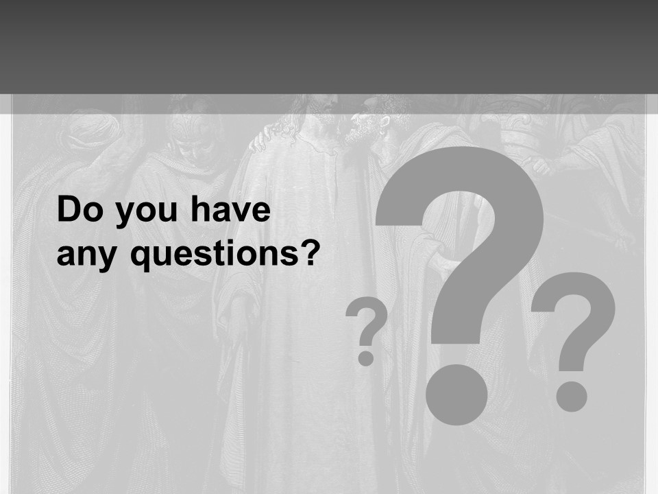 Holy Christ Old PowerPoint Template