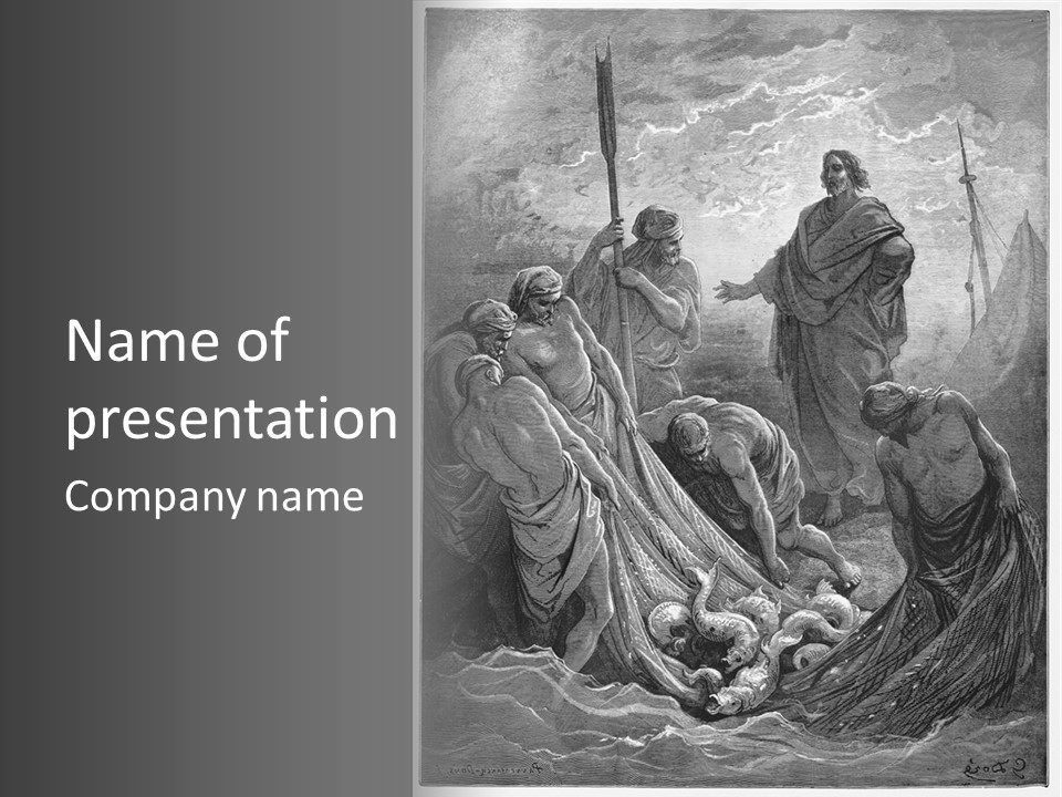 Catholic Lord Book PowerPoint Template