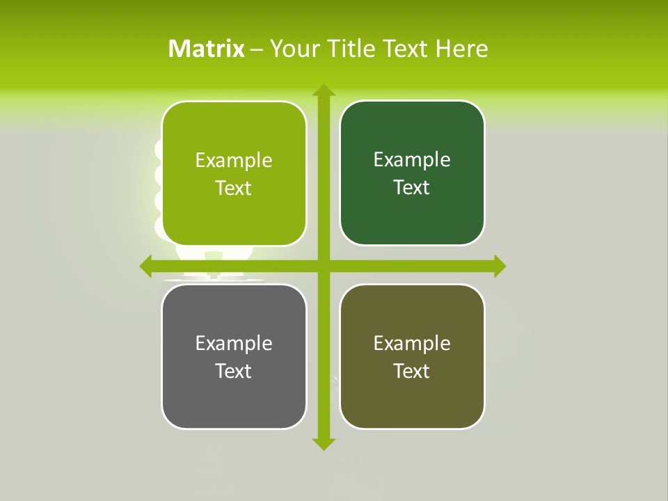 Business Fluorescent Power PowerPoint Template