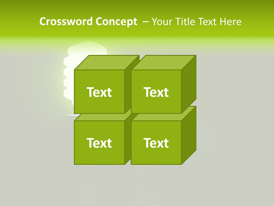 Business Fluorescent Power PowerPoint Template