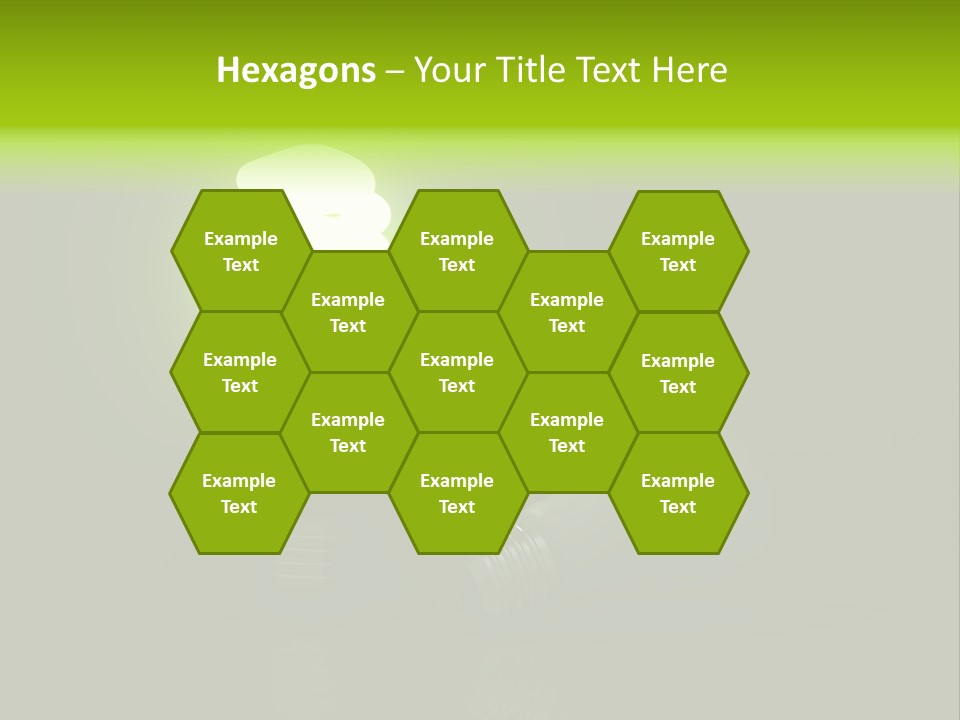 Business Fluorescent Power PowerPoint Template