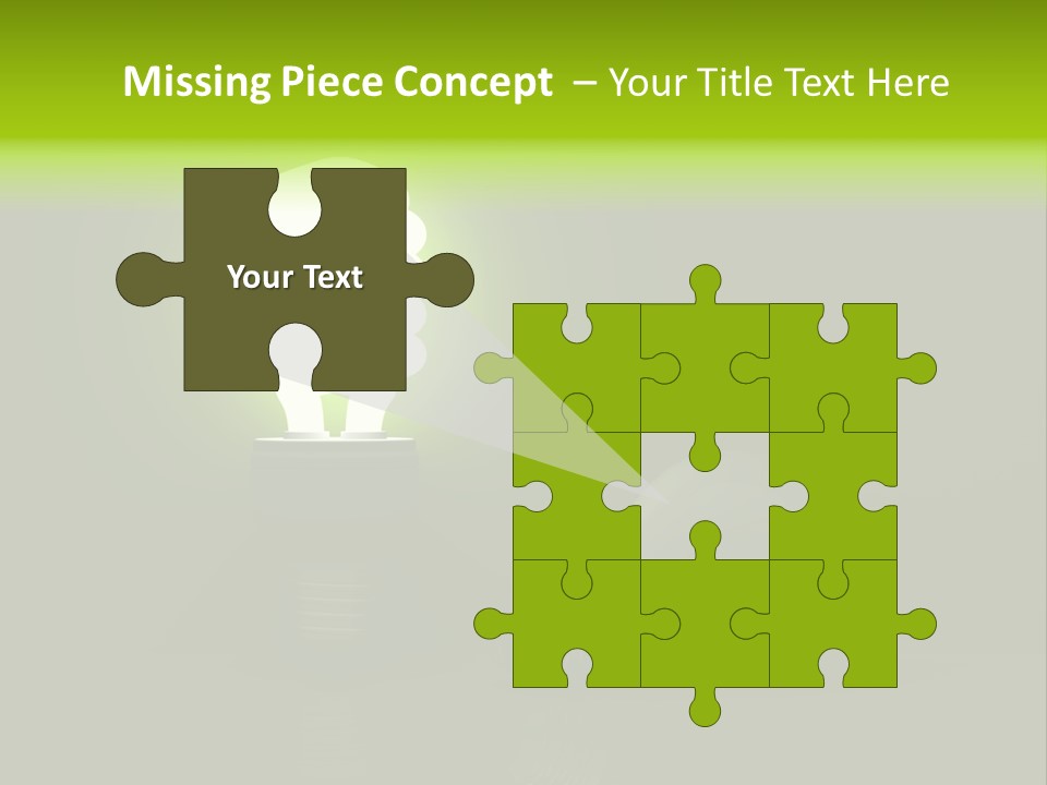 Business Fluorescent Power PowerPoint Template