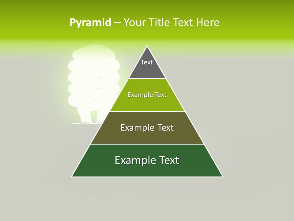Business Fluorescent Power PowerPoint Template