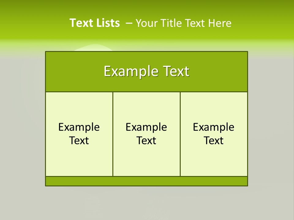 Business Fluorescent Power PowerPoint Template