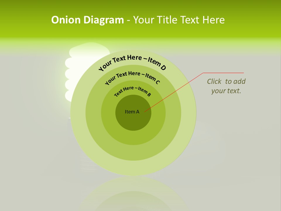 Business Fluorescent Power PowerPoint Template