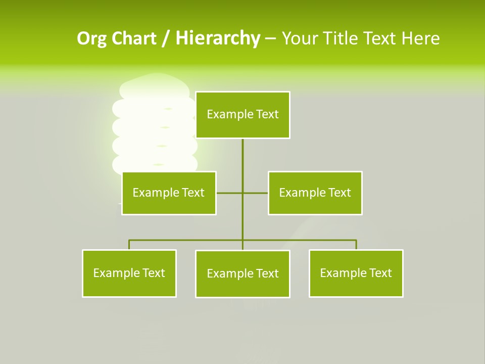 Business Fluorescent Power PowerPoint Template