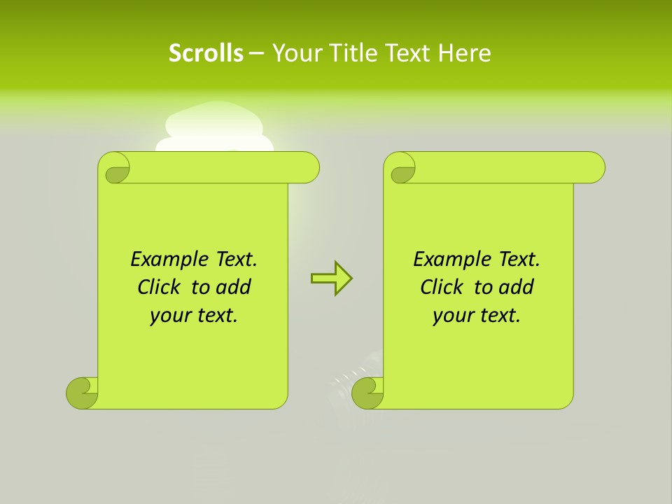 Business Fluorescent Power PowerPoint Template