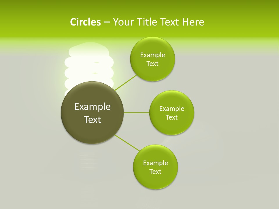 Business Fluorescent Power PowerPoint Template