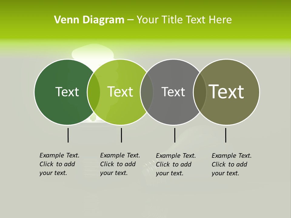 Business Fluorescent Power PowerPoint Template
