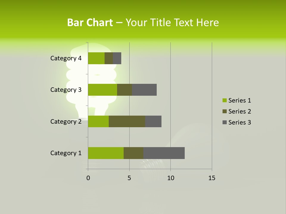 Business Fluorescent Power PowerPoint Template