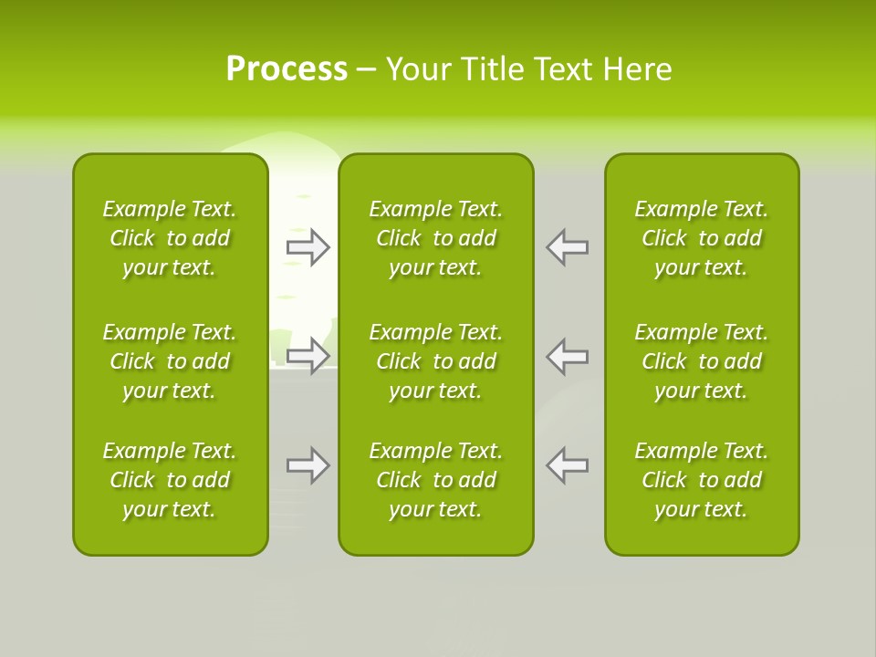 Business Fluorescent Power PowerPoint Template