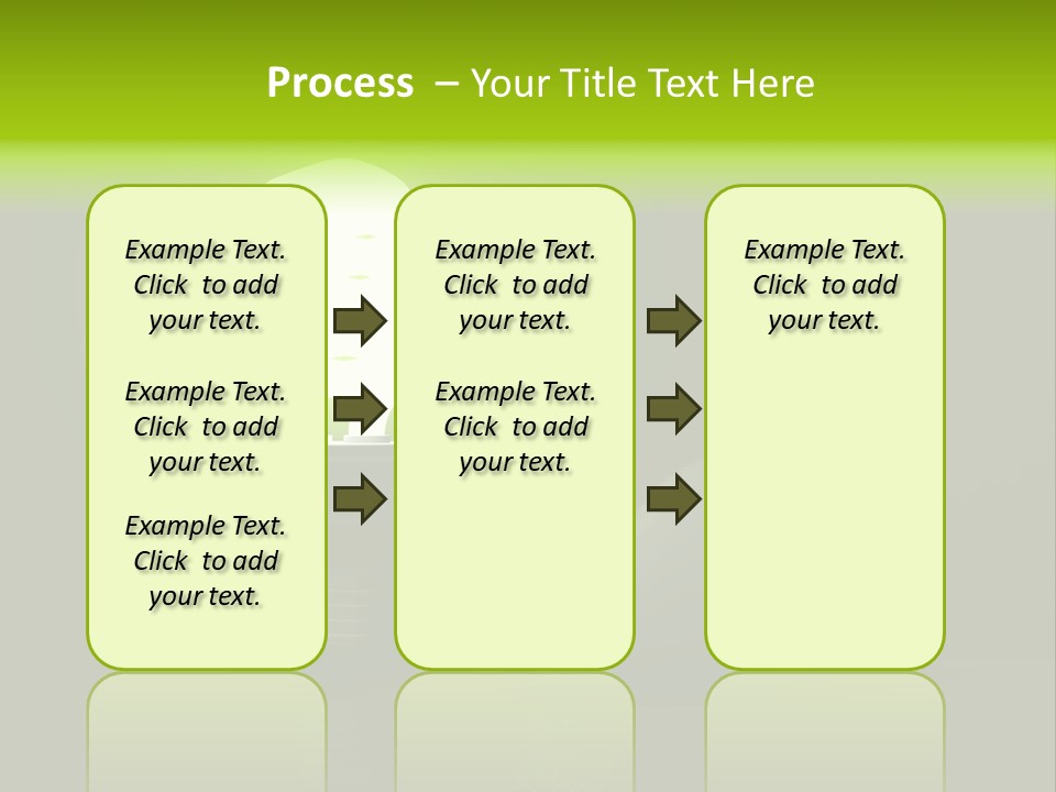 Business Fluorescent Power PowerPoint Template
