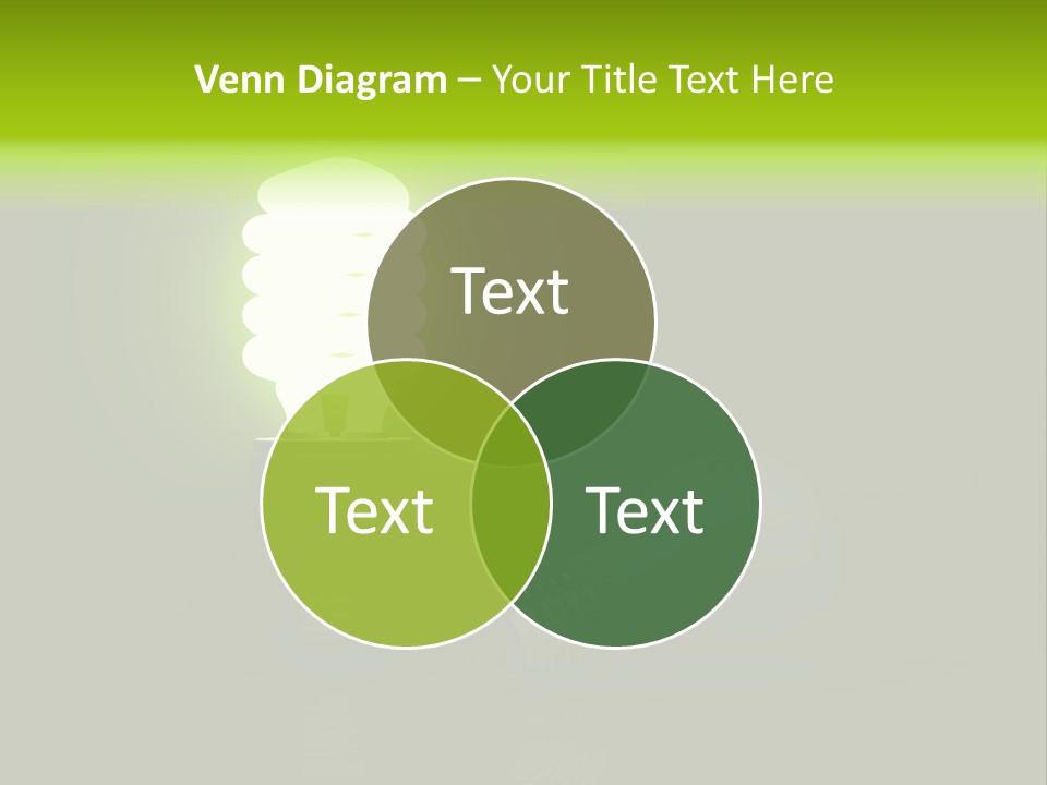 Business Fluorescent Power PowerPoint Template