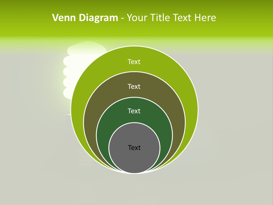 Business Fluorescent Power PowerPoint Template