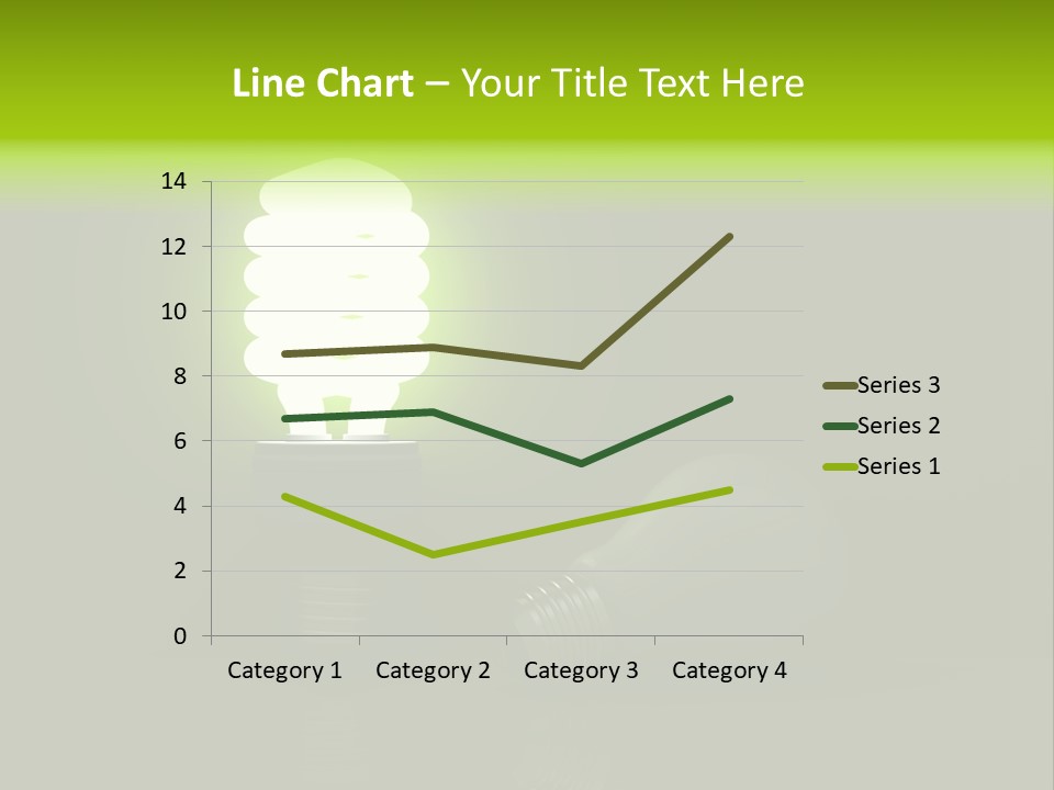 Business Fluorescent Power PowerPoint Template
