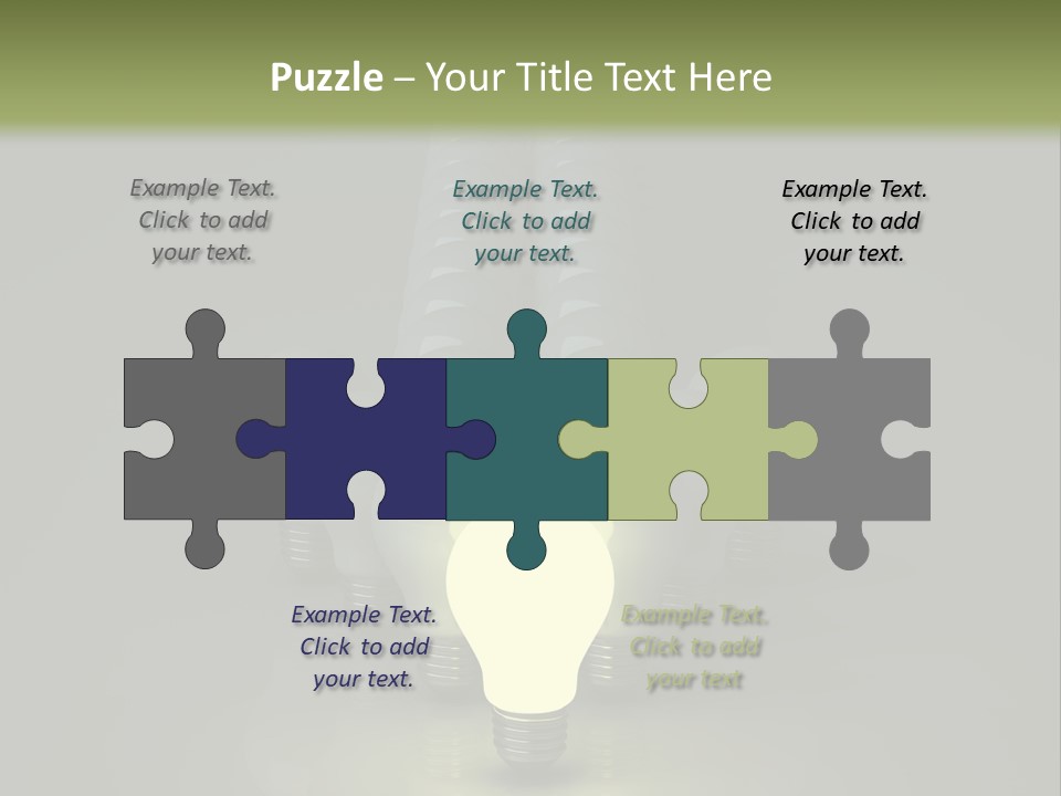 Yellow Shine Abstract PowerPoint Template