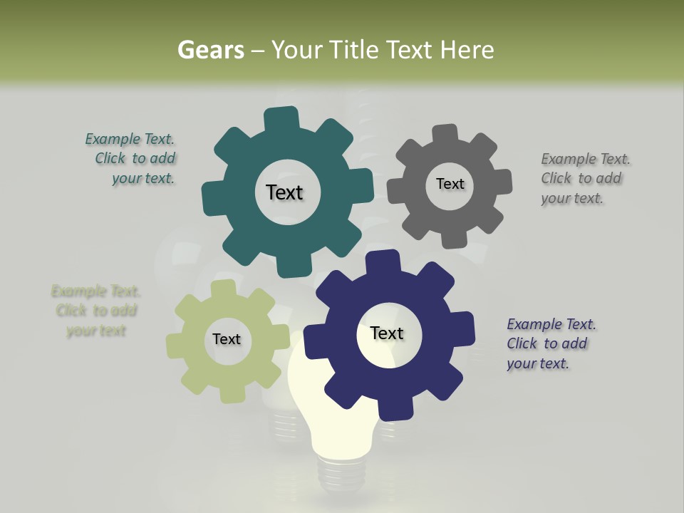 Yellow Shine Abstract PowerPoint Template