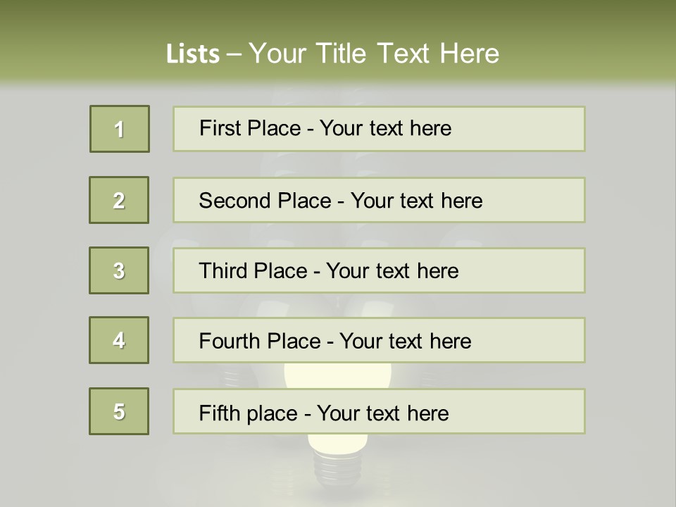 Yellow Shine Abstract PowerPoint Template