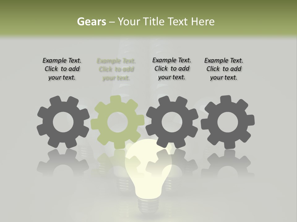 Yellow Shine Abstract PowerPoint Template