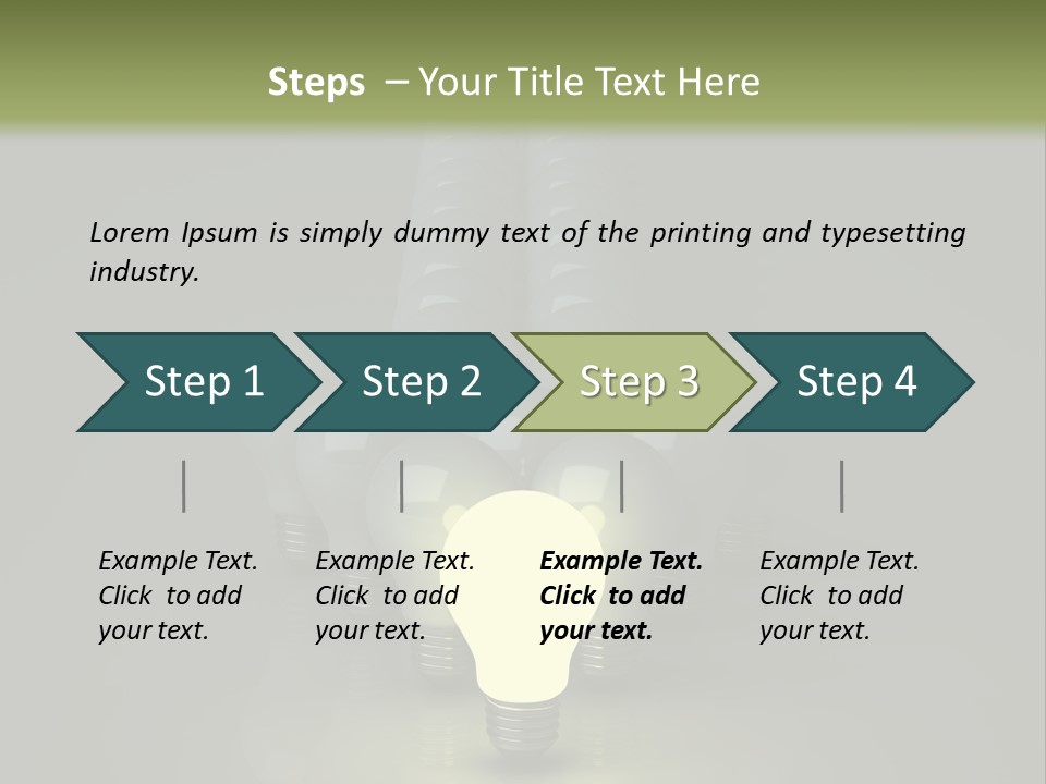 Yellow Shine Abstract PowerPoint Template