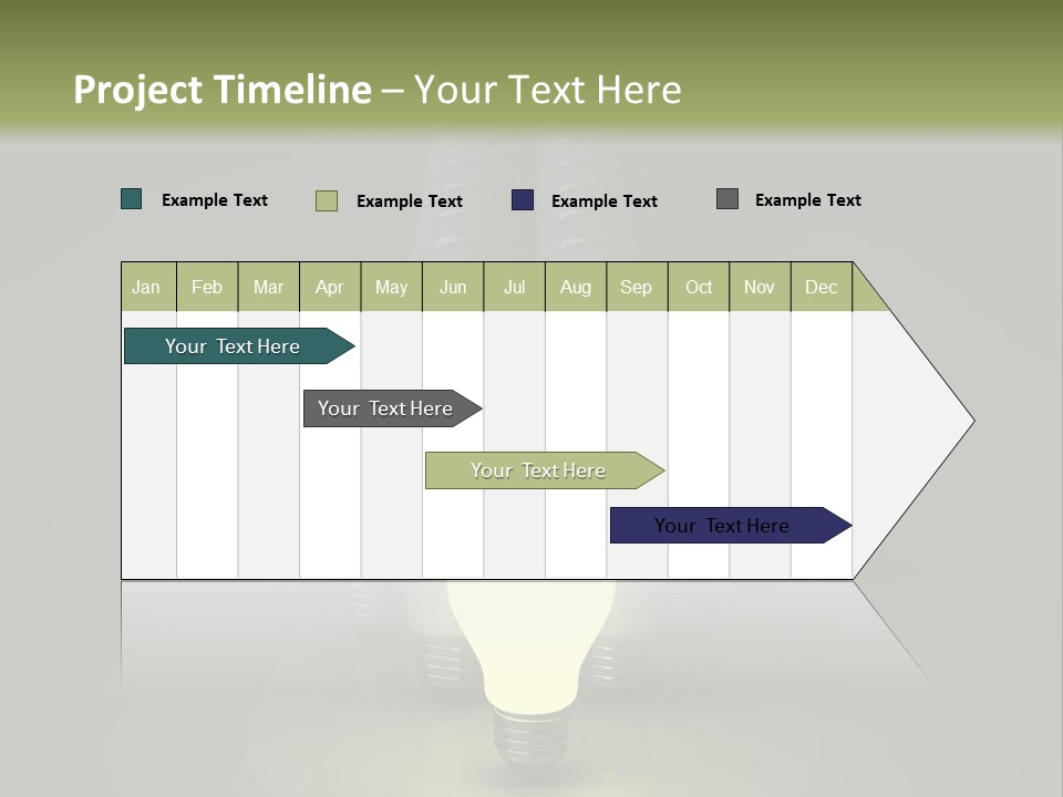 Yellow Shine Abstract PowerPoint Template
