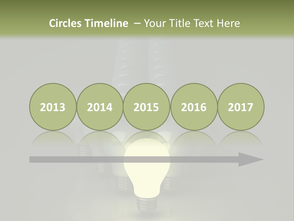 Yellow Shine Abstract PowerPoint Template