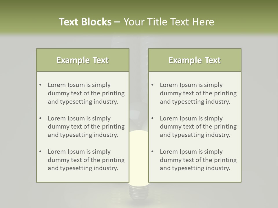 Yellow Shine Abstract PowerPoint Template