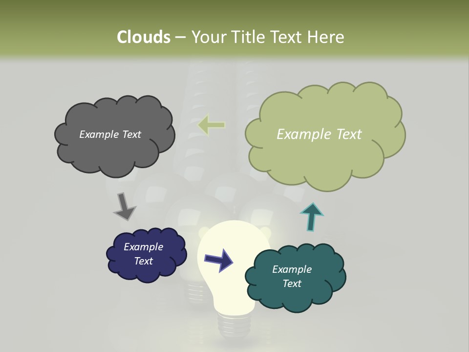 Yellow Shine Abstract PowerPoint Template