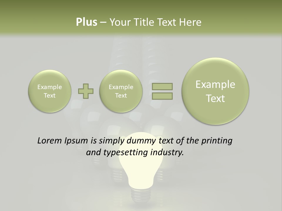 Yellow Shine Abstract PowerPoint Template