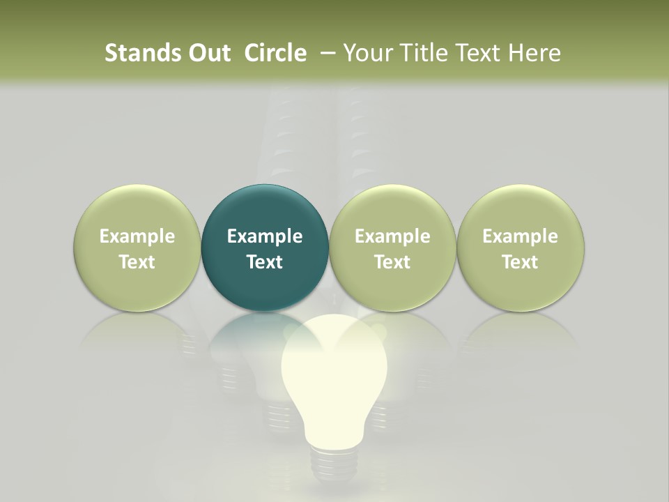 Yellow Shine Abstract PowerPoint Template