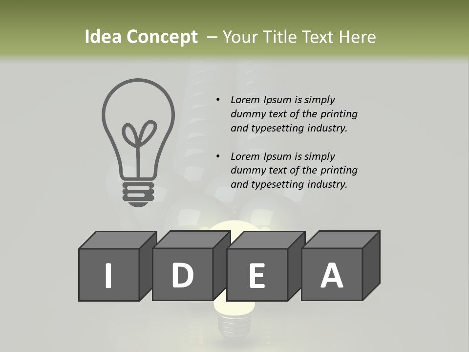 Yellow Shine Abstract PowerPoint Template