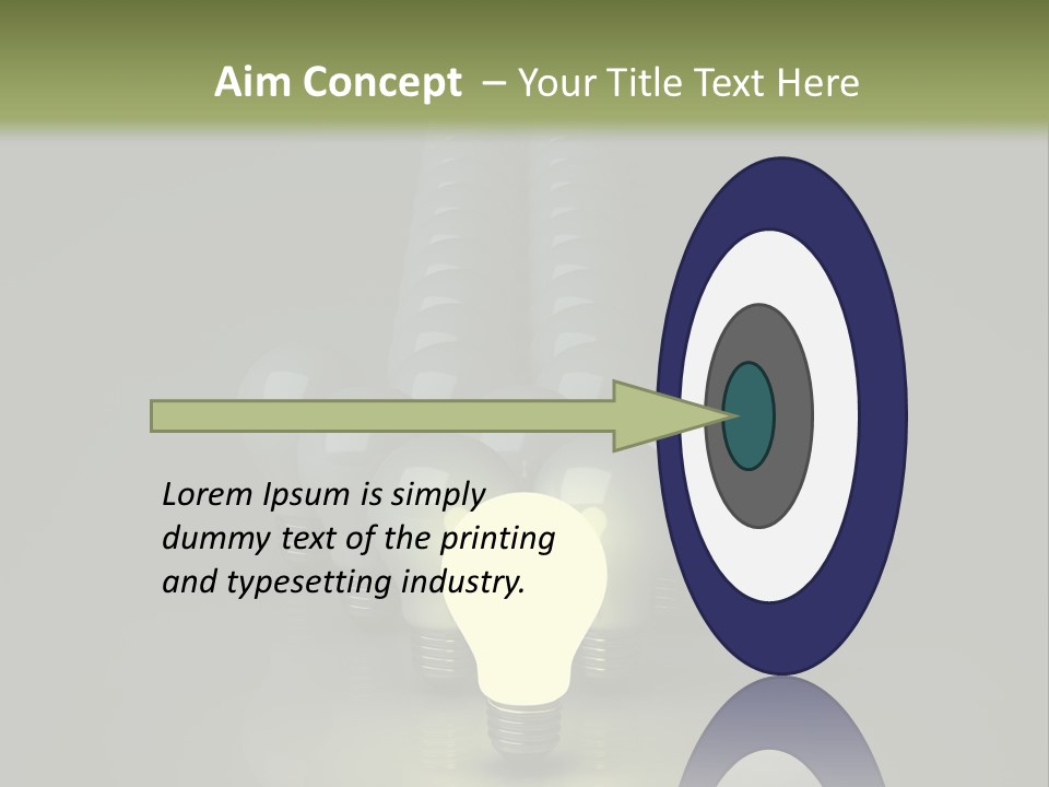 Yellow Shine Abstract PowerPoint Template