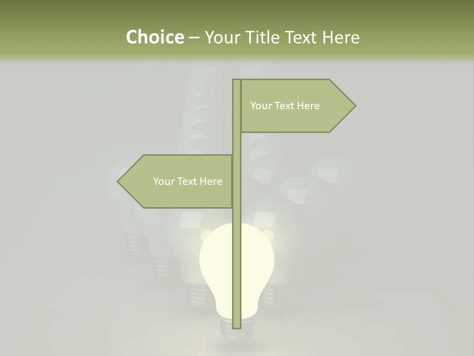 Yellow Shine Abstract PowerPoint Template