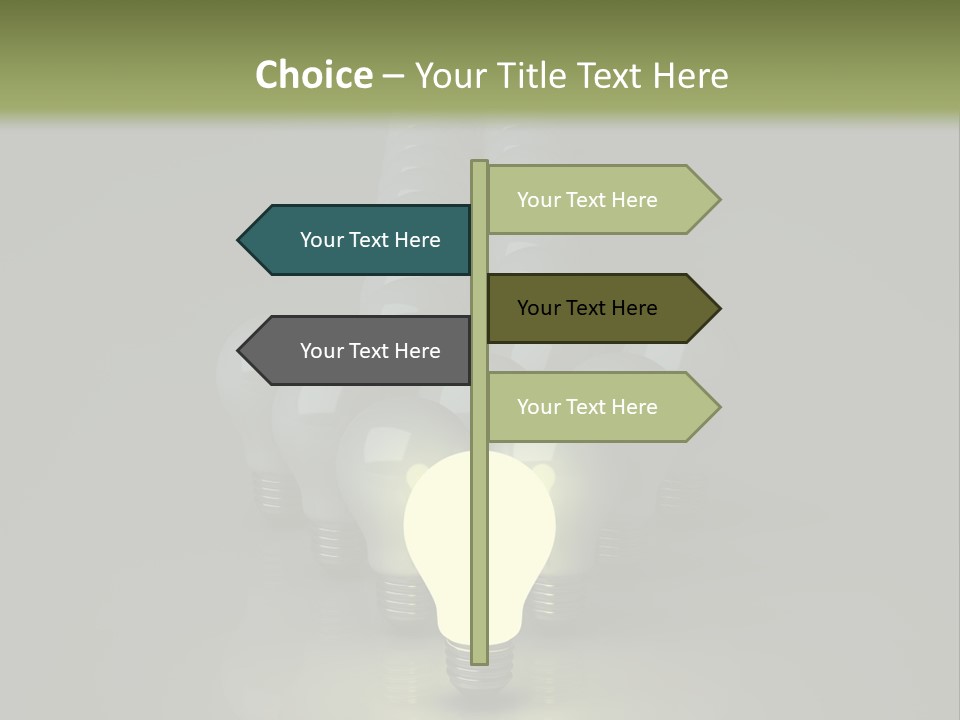 Yellow Shine Abstract PowerPoint Template