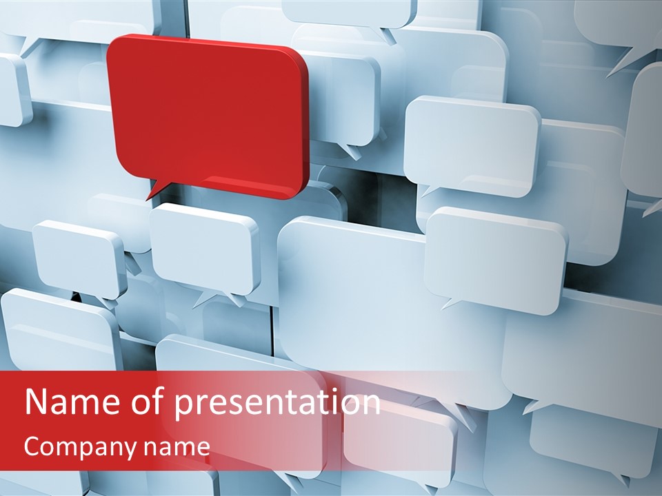 Important Business Space PowerPoint Template