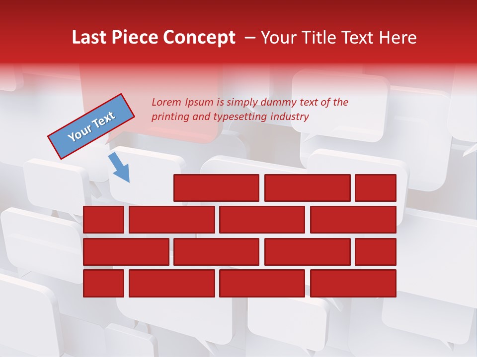Important Business Space PowerPoint Template