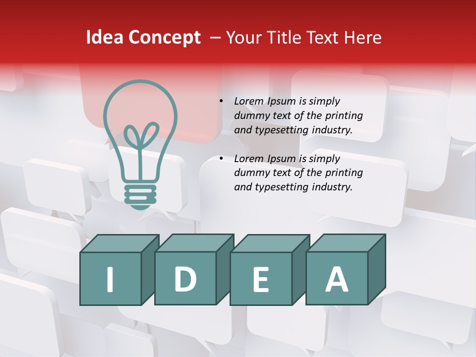 Important Business Space PowerPoint Template