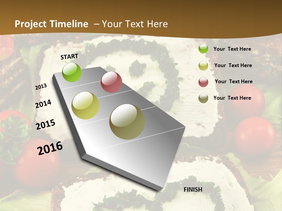 Cargo Child Tomato PowerPoint Template