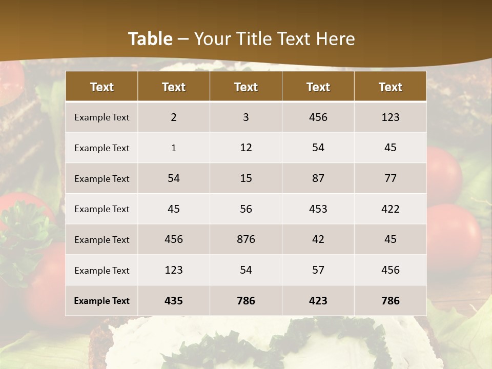 Cargo Child Tomato PowerPoint Template