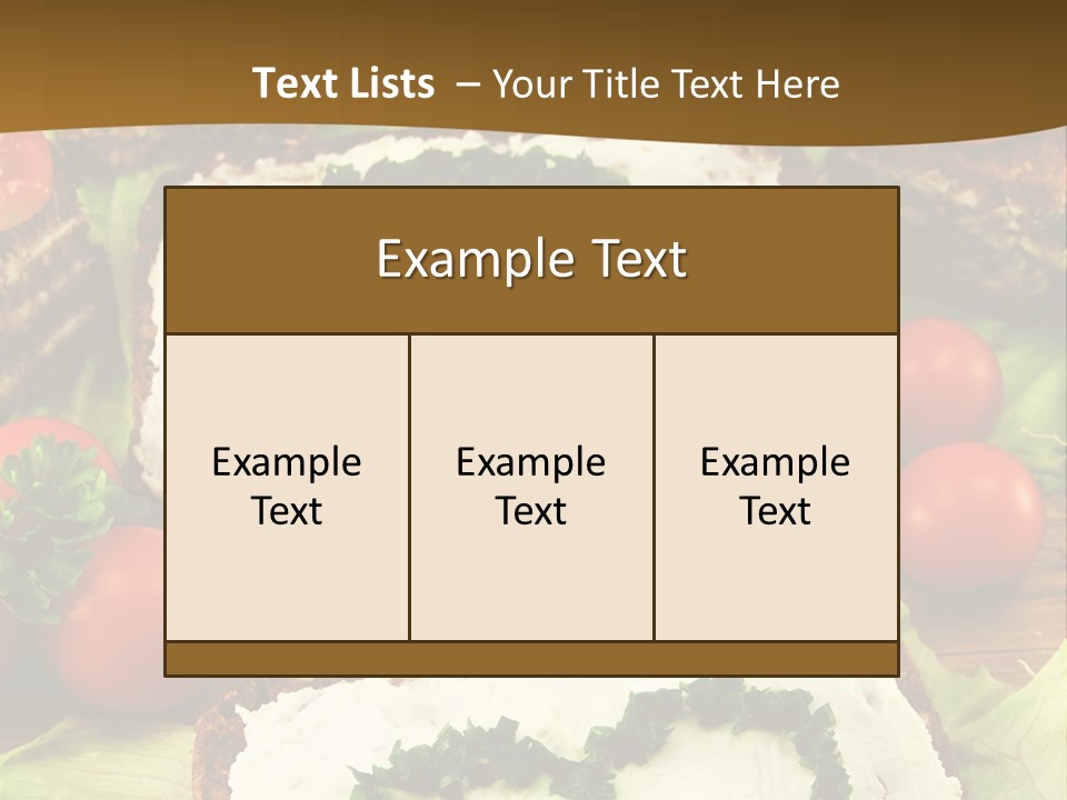 Cargo Child Tomato PowerPoint Template