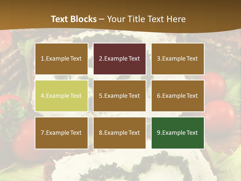 Cargo Child Tomato PowerPoint Template