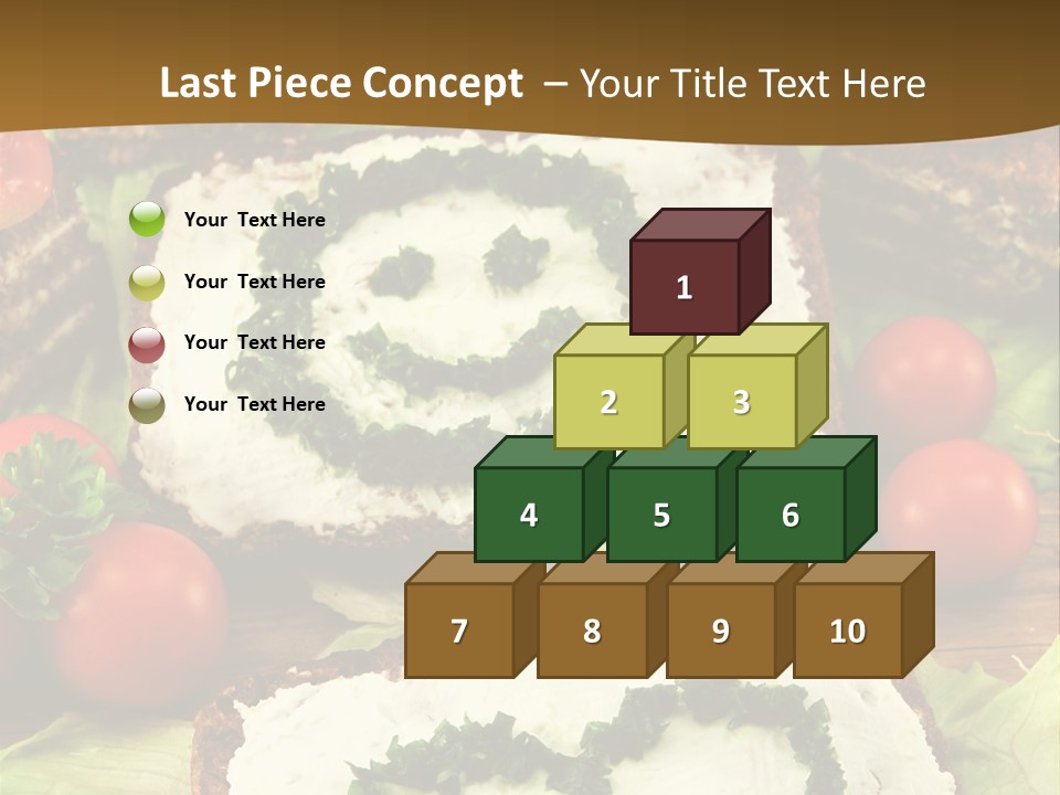 Cargo Child Tomato PowerPoint Template