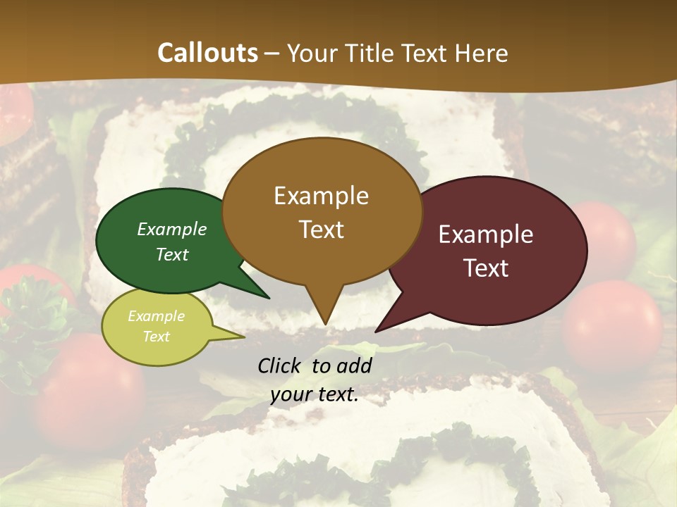 Cargo Child Tomato PowerPoint Template