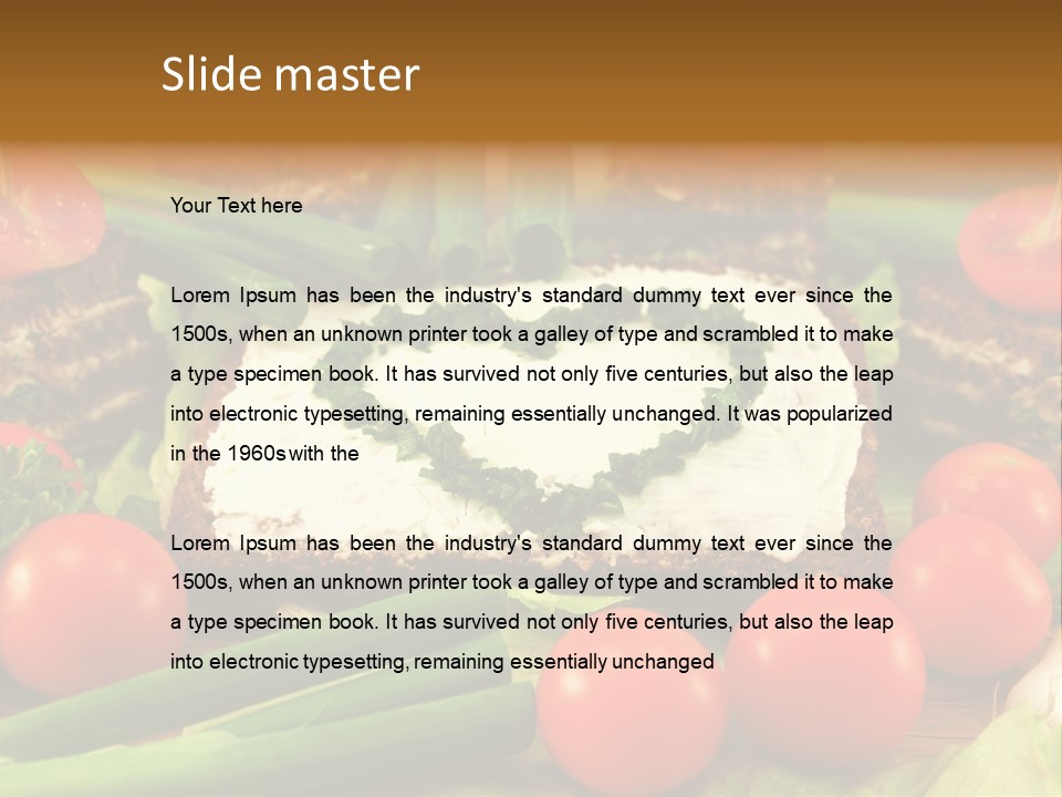 Fast Heart Food PowerPoint Template