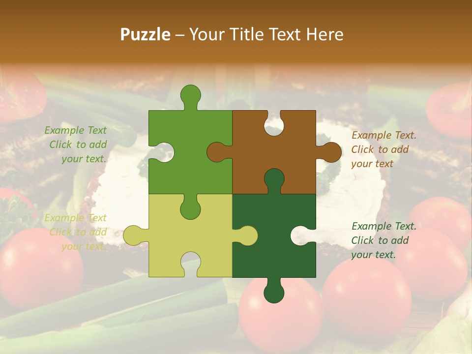 Fast Heart Food PowerPoint Template