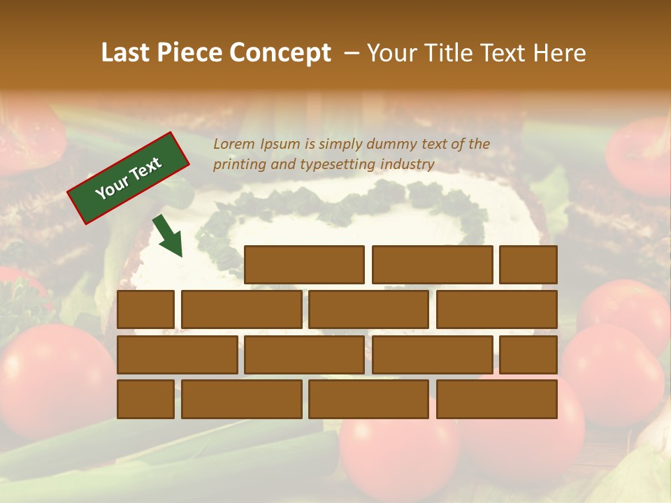 Fast Heart Food PowerPoint Template