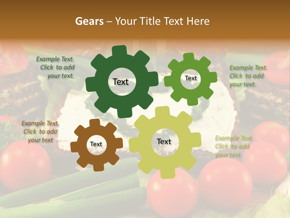 Fast Heart Food PowerPoint Template