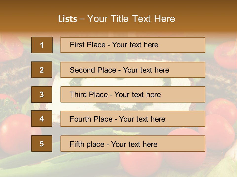 Fast Heart Food PowerPoint Template