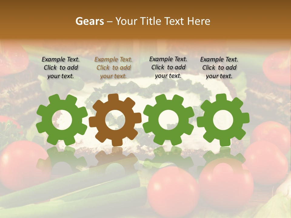 Fast Heart Food PowerPoint Template