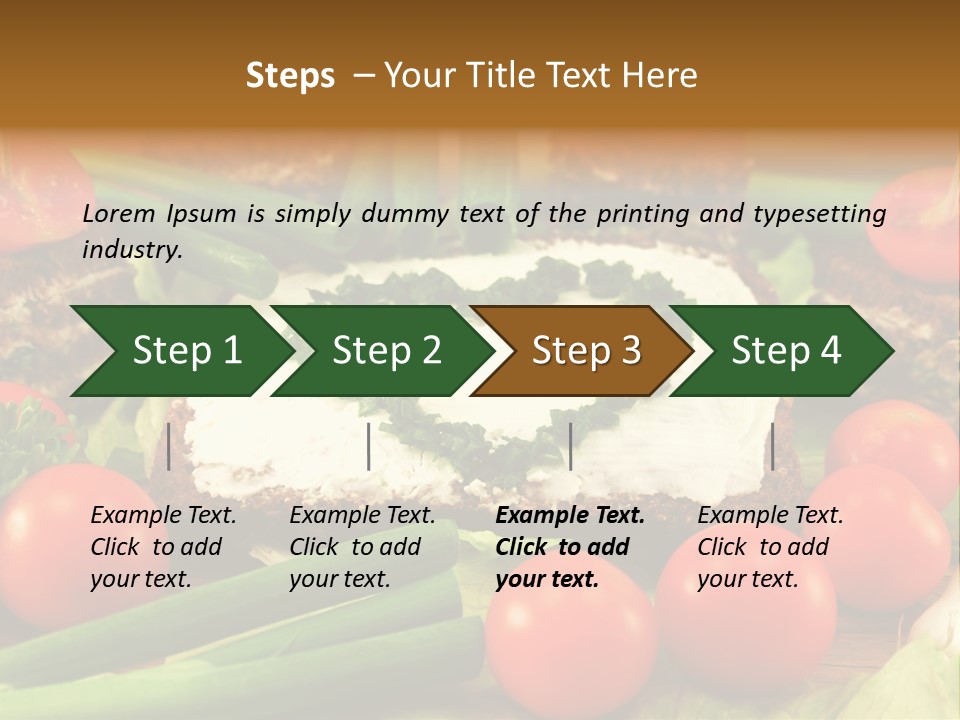 Fast Heart Food PowerPoint Template